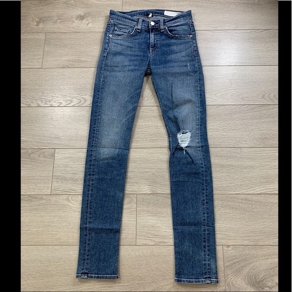 Rag & Bone 9 Inch Skinny Ward Jeans - Picture 2 of 13